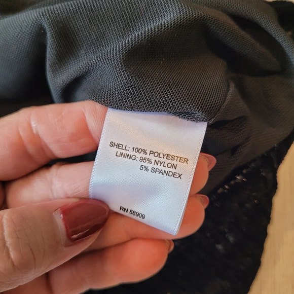 Gibson Latimer Black •Size XL• Event Holiday Black Flattering Top •New w/Tag• - Picture 7 of 9